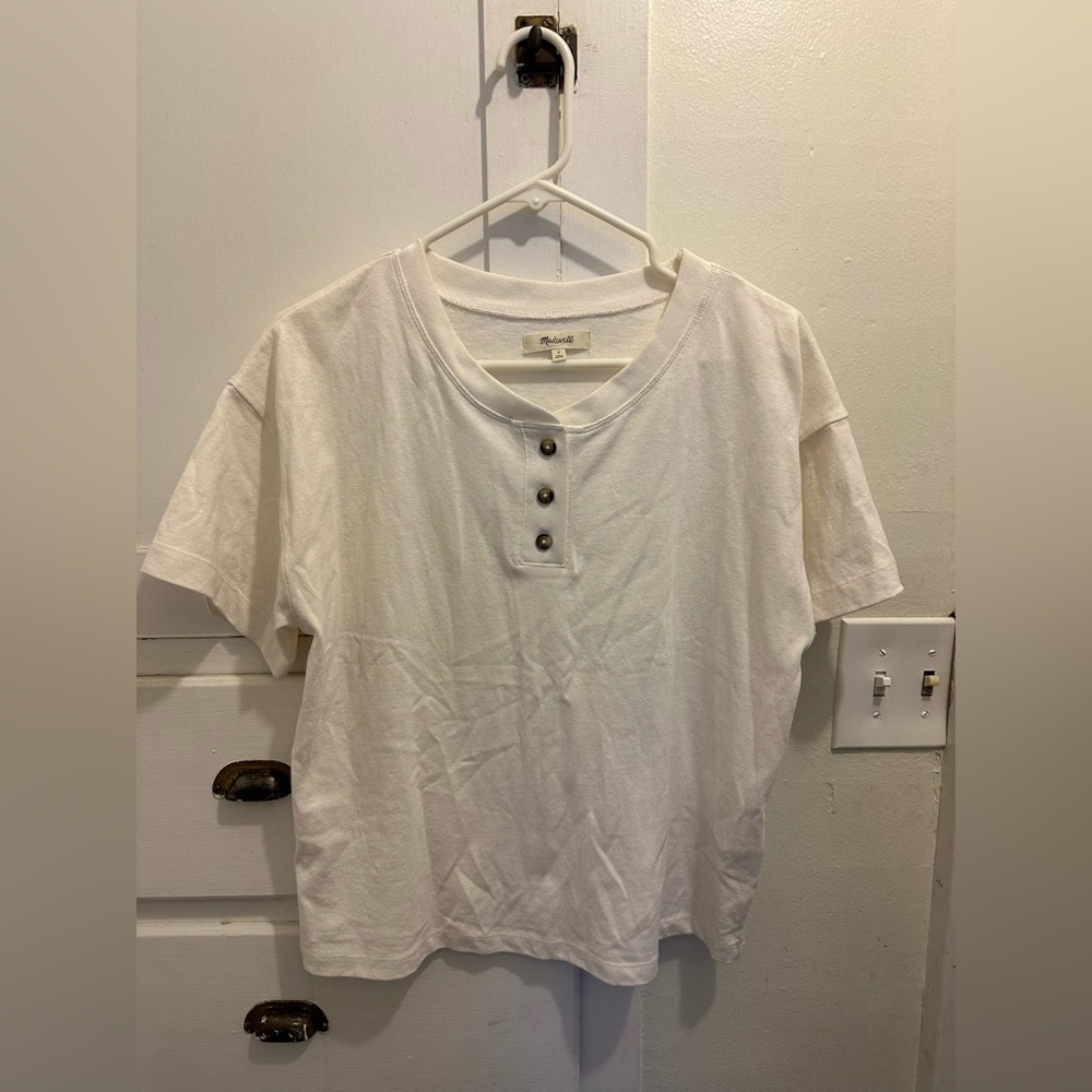 White Henley from madewell